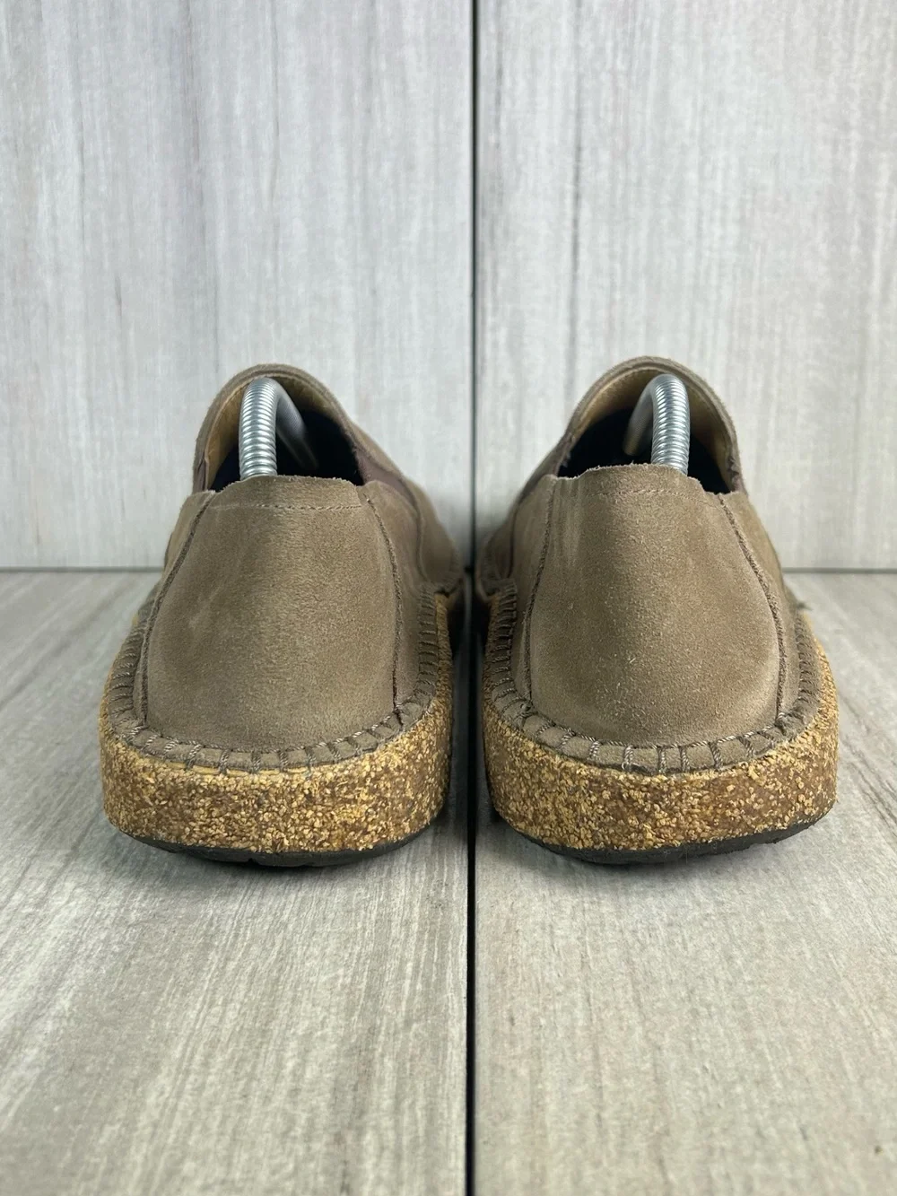 Birkenstock Callan Charcoal Taupe Leather Loafer Slip On Shoes Mens Size 10 43